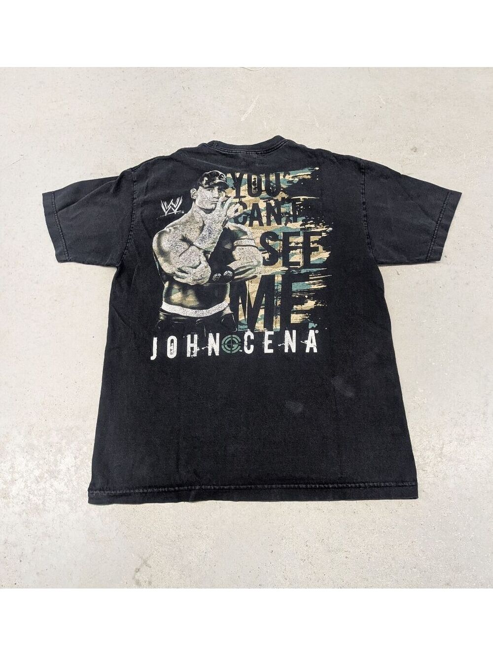 Y2K John Cena You Can't See Me WWE WWF T-shirt